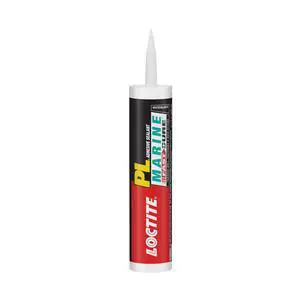 PL Marine Fast Cure Adhesive Sealants, Waterproof Construction Glue for Fiberglass, Vinyl, Glass & More - 10 fl oz Cartridge, Pack of 12 PL Marine Fast Cure Adhesive Sealants, Waterproof Construction Glue for Fiberglass, Vinyl, Glass & More - 10 fl oz Cartridge, Pack of 12