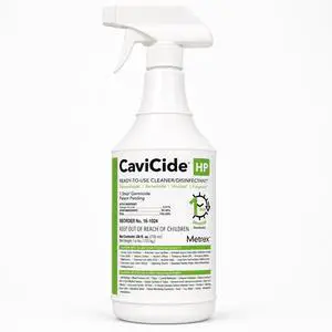 CaviCide HP Hydrogen Peroxide Disinfectant Spray Kills Norovirus, MRSA, TB & Flu in 1 Minute EPA-Registered Hospital-Grade for Medical, Dental & Salon 24 fl oz, 12- Pack (Case) CaviCide HP Hydrogen Peroxide Disinfectant Spray Kills Norovirus, MRSA, TB & Flu in 1 Minute EPA-Registered Hospital-Grade for Medical, Dental & Salon 24 fl oz, 12- Pack (Case)