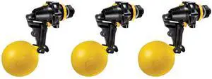 J-TPV0100DLT Topaz Trough Valve with 4.9"-Wide Float, 200L/Min, 100PSI, Detach Long Tail, 1" NPT Inlet, Yellow/Black - 3 Pack J-TPV0100DLT Topaz Trough Valve with 4.9"-Wide Float, 200L/Min, 100PSI, Detach Long Tail, 1" NPT Inlet, Yellow/Black - 3 Pack