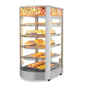 5-Tier Commercial Food Warmer Pizza Warmer Countertop, Food Warmer Display with LED Lighting Removable Shelves Glass Door, Pretzel Warmer for Buffet Restaurant Cafe, 110V 800W 5-Tier Commercial Food Warmer Pizza Warmer Countertop, Food Warmer Display with LED Lighting Removable Shelves Glass Door, Pretzel Warmer for Buffet Restaurant Cafe, 110V 800W