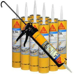 Sikaflex 1C SL 10 oz Limestone - Concrete Expansion Joint Filler, Self Leveling, Polyurethane Sealant. Pack of 12. 10 oz Applicator Gun Included Sikaflex 1C SL 10 oz Limestone - Concrete Expansion Joint Filler, Self Leveling, Polyurethane Sealant. Pack of 12. 10 oz Applicator Gun Included