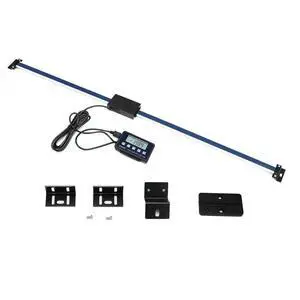 0-1000mm Digital Linear Scale, Accurate Digital Linear Scale LCD Display Remote Readout Scale Kit for Milling Machines Lathes, with Mounting Accessories 0-1000mm Digital Linear Scale, Accurate Digital Linear Scale LCD Display Remote Readout Scale Kit for Milling Machines Lathes, with Mounting Accessories