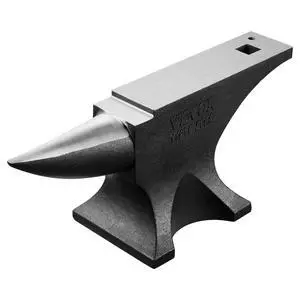 Single Horn Anvil, 116lbs Cast Steel Anvil, High Hardness Rugged Round Horn Anvil for Blacksmiths, with Large Countertop and Stable Base, Metal Working Tool for Metal Bending, Shaping, Twisting Single Horn Anvil, 116lbs Cast Steel Anvil, High Hardness Rugged Round Horn Anvil for Blacksmiths, with Large Countertop and Stable Base, Metal Working Tool for Metal Bending, Shaping, Twisting