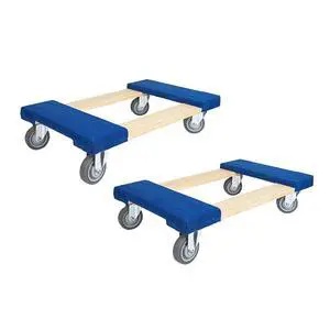 Furniture Dolly 30" x 18" I 4 Wheels Heavy Duty Moving Dollies | Fully Assembled Wooden Moving Cart with Large Wheel Casters Heavy Duty Dolly Cart | 1,000 lbs Capacity | Pack of 2 Furniture Dolly 30" x 18" I 4 Wheels Heavy Duty Moving Dollies | Fully Assembled Wooden Moving Cart with Large Wheel Casters Heavy Duty Dolly Cart | 1,000 lbs Capacity | Pack of 2