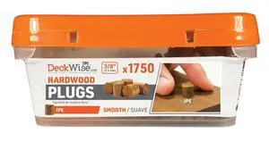 Ipe Deck Plugs - 3/8" Standard Tapered Ipe Plugs - 1750 Count Ipe Deck Plugs - 3/8" Standard Tapered Ipe Plugs - 1750 Count