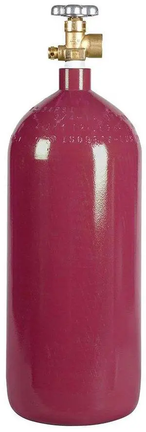 40 cu ft Steel Nitrogen Cylinder - CGA580 Valve - DOT Approved 40 cu ft Steel Nitrogen Cylinder - CGA580 Valve - DOT Approved