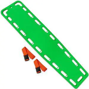 Spine Board Stretcher Backboard for Patient - EMT Backboard Immobilization Portable Patient Transport Rescue Lightweight PE Plastics Ambulance Stretcher Gurney, Green Spine Board Stretcher Backboard for Patient - EMT Backboard Immobilization Portable Patient Transport Rescue Lightweight PE Plastics Ambulance Stretcher Gurney, Green
