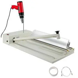 24" I-Bar Shrink Wrap Machine, 800W Shrink Wrap Sealer with Heat Gun, Shrink Film Shrink Wrap Sealer Compatible with PVC POF Film 24" I-Bar Shrink Wrap Machine, 800W Shrink Wrap Sealer with Heat Gun, Shrink Film Shrink Wrap Sealer Compatible with PVC POF Film
