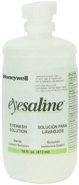 Emergency Eyewash 32-000454-0000 Eyesaline Wall Station Refill Bottles, 16 oz. (Pack of 12) Emergency Eyewash 32-000454-0000 Eyesaline Wall Station Refill Bottles, 16 oz. (Pack of 12)