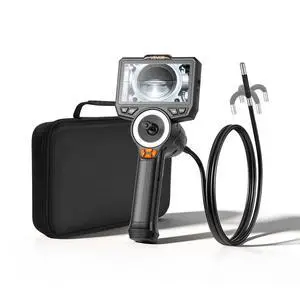 4-Way Articulating Endoscope with Light, True 1080P HD Industrial Borescope Inspection Camera with Articulated Probe, Flexible Snake Scope Cam for Wall Automotive Engine Inspect-4.9FT 4-Way Articulating Endoscope with Light, True 1080P HD Industrial Borescope Inspection Camera with Articulated Probe, Flexible Snake Scope Cam for Wall Automotive Engine Inspect-4.9FT