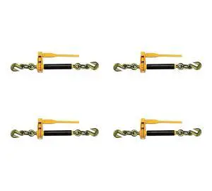 (4 Pack) 5/16-3/8 Peerless QuikBinder Tow Chain Ratchet Binder H5125-0658 (4 Pack) 5/16-3/8 Peerless QuikBinder Tow Chain Ratchet Binder H5125-0658
