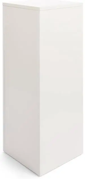 Rectangular Retail Store Pedestal, Laminated Particle Board & Melamine Construction White Finish (WDCUBEWHT3) Rectangular Retail Store Pedestal, Laminated Particle Board & Melamine Construction White Finish (WDCUBEWHT3)