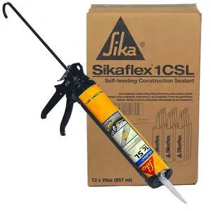 Sikaflex 1C SL 29 oz Limestone - Sikaflex Self Leveling Concrete Sealant. Polyurethane, Concrete Crack Filler. Case of 12. 29oz Applicator Gun Included Sikaflex 1C SL 29 oz Limestone - Sikaflex Self Leveling Concrete Sealant. Polyurethane, Concrete Crack Filler. Case of 12. 29oz Applicator Gun Included