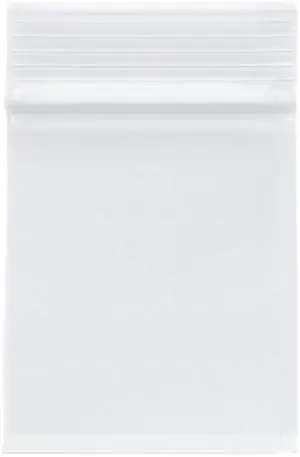 2.5" x 3" (Case of 10,000), 4 Mil Heavy Duty Zipper Reclosable Plastic Bags 2.5" x 3" (Case of 10,000), 4 Mil Heavy Duty Zipper Reclosable Plastic Bags