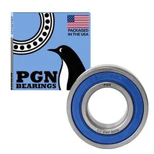 PGN (50 Pack) 6206-2RS Bearing - Lubricated Chrome Steel Sealed Ball Bearing - 30x62x16mm Bearings with Rubber Seal & High RPM Support PGN (50 Pack) 6206-2RS Bearing - Lubricated Chrome Steel Sealed Ball Bearing - 30x62x16mm Bearings with Rubber Seal & High RPM Support