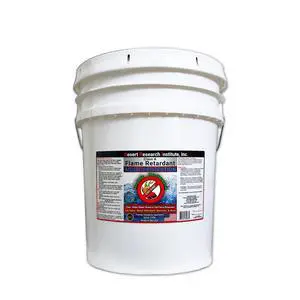 Fire Retardant Spray Liquid Solution for Natural Textiles, Raw Wood, Absorbent Materials & More - Class A Flame Retardant -Eco Safe - NFPA 701- ASTM E84-5 Gallon pail of DRI-ONE® Fire Retardant Spray Liquid Solution for Natural Textiles, Raw Wood, Absorbent Materials & More - Class A Flame Retardant -Eco Safe - NFPA 701- ASTM E84-5 Gallon pail of DRI-ONE®