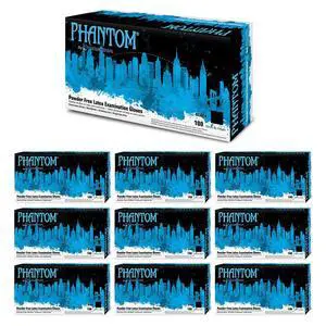 Phantom 6 mil Latex Powder Free Exam Gloves (Medium-1000) Phantom 6 mil Latex Powder Free Exam Gloves (Medium-1000)