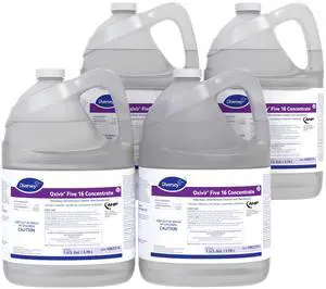 Diversey 4963314 Five 16 One-Step Hospital Strength Disinfectant Liquid Cleaner, Accelerated Hydrogen Peroxide, Concentrate, For Home & Commercial Use, 1-Gallon (Pack of 4) Diversey 4963314 Five 16 One-Step Hospital Strength Disinfectant Liquid Cleaner, Accelerated Hydrogen Peroxide, Concentrate, For Home & Commercial Use, 1-Gallon (Pack of 4)