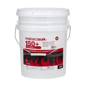 Metacaulk 150+ 66389 Firestop Sealant, Easy Application, Firestop, 5 Gal Metacaulk 150+ 66389 Firestop Sealant, Easy Application, Firestop, 5 Gal