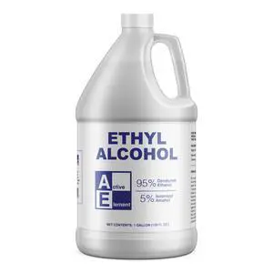 Ethyl Alcohol (Ethanol) 95% Denatured 4 Gallon High Purity Multi-Use Solvent Lab, Electronics, Shellac Thinner & Surface Cleaning 5% Isopropyl No Methanol Made in USA Ethyl Alcohol (Ethanol) 95% Denatured 4 Gallon High Purity Multi-Use Solvent Lab, Electronics, Shellac Thinner & Surface Cleaning 5% Isopropyl No Methanol Made in USA