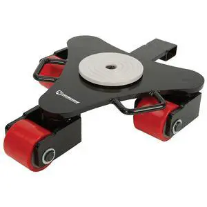 Multi-Directional Machinery Mover with 360° Rotation, 4400-Lb. Capacity Machinery Skate, 3 Rollers, Equipment Dolly Model# CRO-2 Multi-Directional Machinery Mover with 360° Rotation, 4400-Lb. Capacity Machinery Skate, 3 Rollers, Equipment Dolly Model# CRO-2