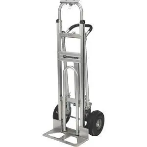 3-in-1 Aluminum Hand Truck and Platform Cart, 550 Lb Upright and 770 Lb Platform Capacity, 10 in. Pneumatic Wheels, Plate Extender, 18 in. x 7.5 in. Toe Plate, 18.11 in. x 20.08 in. x 52.56 3-in-1 Aluminum Hand Truck and Platform Cart, 550 Lb Upright and 770 Lb Platform Capacity, 10 in. Pneumatic Wheels, Plate Extender, 18 in. x 7.5 in. Toe Plate, 18.11 in. x 20.08 in. x 52.56