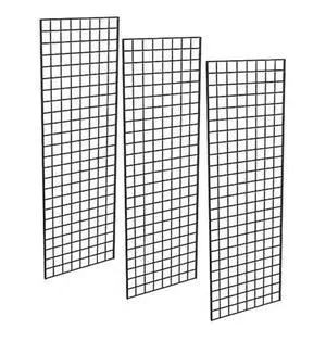 Black Commercial Grade Gridwall Panels Heavy Duty Grid Panel for Any Retail Display - Art and Trade Show Panels (2' x 4', 4) Black Commercial Grade Gridwall Panels Heavy Duty Grid Panel for Any Retail Display - Art and Trade Show Panels (2' x 4', 4)