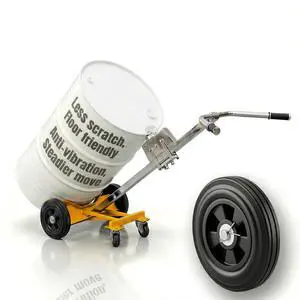 Drum Truck, 55 Gallon Drum Dolly, Upgraded Heavy-Duty Bucket Dolly Reinforced and Enhanced Design for Improved Durability and Stability, 1,000 lb. Load Capacity Drum Truck, 55 Gallon Drum Dolly, Upgraded Heavy-Duty Bucket Dolly Reinforced and Enhanced Design for Improved Durability and Stability, 1,000 lb. Load Capacity