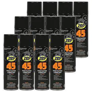 45 Penetrating Lubricant - 17 oz (Case of 12) 17401 - Lubricates and Protects Moving Metal Parts, Non-Flammable, Defends Against Corrosion 45 Penetrating Lubricant - 17 oz (Case of 12) 17401 - Lubricates and Protects Moving Metal Parts, Non-Flammable, Defends Against Corrosion