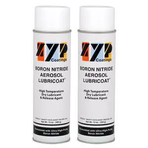 Boron Nitride Aerosol Lubricoat (Glass Mold Release) / 2 Pack Boron Nitride Aerosol Lubricoat (Glass Mold Release) / 2 Pack