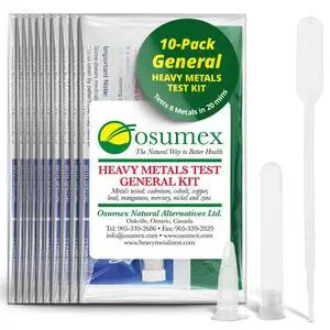 Heavy Metal Test General Kit for Humans 10 Pack - 8 Range Heavy Metal Urine Test Kits, Metal Testing Kit, Heavy Metal Testing Kit, Urine Metal Tester Heavy Metal Detection Heavy Metals Test Kit Heavy Metal Test General Kit for Humans 10 Pack - 8 Range Heavy Metal Urine Test Kits, Metal Testing Kit, Heavy Metal Testing Kit, Urine Metal Tester Heavy Metal Detection Heavy Metals Test Kit