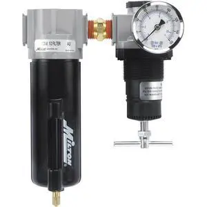 1108 1/2" Filter and Regulator Duo, Black 1108 1/2" Filter and Regulator Duo, Black