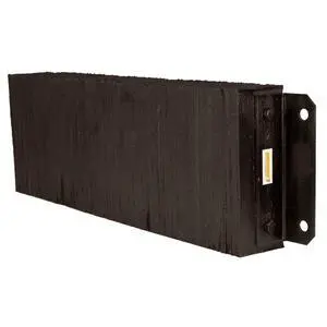 Rubber Dock Bumper, 36" x 12" x 4.5", for Loading Bay & Shipping Dock Protection, Laminated, Steel Mounting Bracket, 3/4" Mounting Holes Rubber Dock Bumper, 36" x 12" x 4.5", for Loading Bay & Shipping Dock Protection, Laminated, Steel Mounting Bracket, 3/4" Mounting Holes