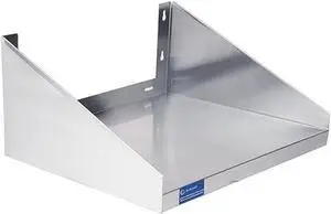 Stainless Steel Wall Shelf with Side Guards | Premium Commercial Wall-Mounted Shelf | NSF Certified Metal Utility Storage for Kitchen, Garage, or Laundry (24" Long x 24" Deep) Stainless Steel Wall Shelf with Side Guards | Premium Commercial Wall-Mounted Shelf | NSF Certified Metal Utility Storage for Kitchen, Garage, or Laundry (24" Long x 24" Deep)
