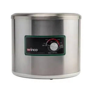 Electric Round Food Warmer/Cooker, 1050 W, 120V, 7 Quart Electric Round Food Warmer/Cooker, 1050 W, 120V, 7 Quart