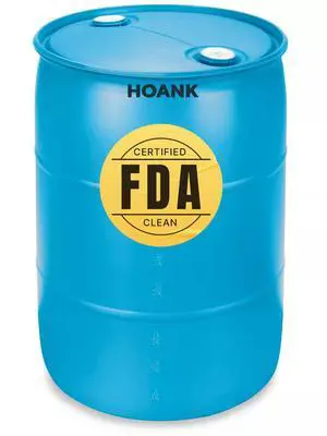 55 Gallons Water Barrel | Solid Mold |2 Inch Bung Holes, Good for Long Term Drinking Water Use | BPA Free. Made in USA (Blue, 55 GALLONS) 55 Gallons Water Barrel | Solid Mold |2 Inch Bung Holes, Good for Long Term Drinking Water Use | BPA Free. Made in USA (Blue, 55 GALLONS)