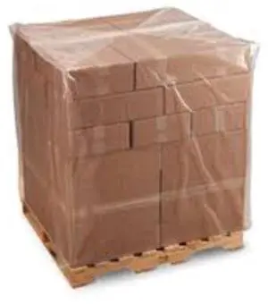 Pallet Cover Bags 50 Pack - 3 Mil Clear (55" x 53" x 75") - Heavy Duty Construction Grade Strength Pallet Bags, Polyethylene Pallet Bags, Outdoor Protection, and Pallet Storage Pallet Cover Bags 50 Pack - 3 Mil Clear (55" x 53" x 75") - Heavy Duty Construction Grade Strength Pallet Bags, Polyethylene Pallet Bags, Outdoor Protection, and Pallet Storage