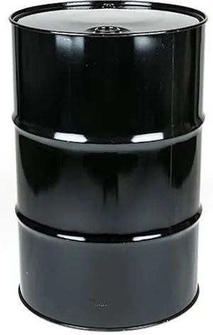 Black Steel Drum 55 Gallon Closed-Top | Durable and Dependable for Your Solids and Non-Water Based Liquids Black Steel Drum 55 Gallon Closed-Top | Durable and Dependable for Your Solids and Non-Water Based Liquids