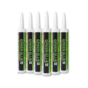 Green Glue Noiseproofing Compound - 6 Tubes,net wt 28 fl.oz(828 ml) Green Glue Noiseproofing Compound - 6 Tubes,net wt 28 fl.oz(828 ml)