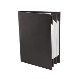 s Made of Premium Faux Leather (10-Pack) - 8.5" X 11" - 6 Views - Black s Made of Premium Faux Leather (10-Pack) - 8.5" X 11" - 6 Views - Black