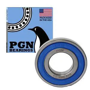 PGN (100 Pack) R12-2RS Bearing - Lubricated Chrome Steel Sealed Ball Bearing - 3/4" x1-5/8 x7/16 Bearings with Rubber Seal & High RPM Support PGN (100 Pack) R12-2RS Bearing - Lubricated Chrome Steel Sealed Ball Bearing - 3/4" x1-5/8 x7/16 Bearings with Rubber Seal & High RPM Support