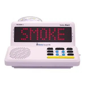 HomeAware® II Basic Starter Kit Alerting System for Deaf/Hard of Hearing/Heavy Sleepers Listens to Your Existing Smoke & CO Alarms Bed Shaker, Strobe, Scrolling Display, Caller ID HomeAware® II Basic Starter Kit Alerting System for Deaf/Hard of Hearing/Heavy Sleepers Listens to Your Existing Smoke & CO Alarms Bed Shaker, Strobe, Scrolling Display, Caller ID