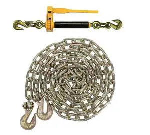 5/16 x 20' Grade 70 Chain 5/16-3/8 Peerless QuikBinder Kit H5125-0658 Ratchet Load Binder WLL #7100 5/16 x 20' Grade 70 Chain 5/16-3/8 Peerless QuikBinder Kit H5125-0658 Ratchet Load Binder WLL #7100
