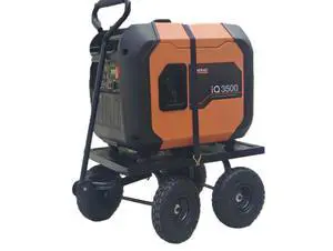 Universal Generator Wheel Kit Cart with 10-Inch Pneumatic Wheels, Black Steel, Compatible with Honda EU3000is, Generac iQ3500, Predator 3500, Predator 5000, Powersmart 3600, and Many Other generators Universal Generator Wheel Kit Cart with 10-Inch Pneumatic Wheels, Black Steel, Compatible with Honda EU3000is, Generac iQ3500, Predator 3500, Predator 5000, Powersmart 3600, and Many Other generators