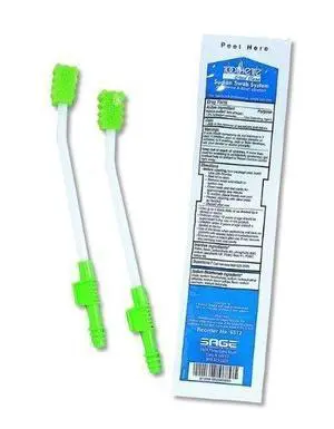 Toothette® Oral Care Single Use Suction Swab System with Perox-A-Mint Solution - Each (1 System) / Case of 100 Systems Toothette® Oral Care Single Use Suction Swab System with Perox-A-Mint Solution - Each (1 System) / Case of 100 Systems