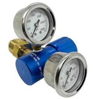High Performance Compact Aluminum Argon Regulator 0-400PSI, High Flow Capacity of 45CFM High Performance Compact Aluminum Argon Regulator 0-400PSI, High Flow Capacity of 45CFM
