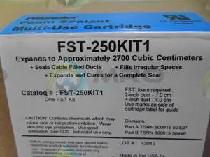 FST-250KIT Polyurethane Foam Duct Sealant Kit 8.5 oz Cartridge Amber Resin Clear Curing Agent FST-250KIT Polyurethane Foam Duct Sealant Kit 8.5 oz Cartridge Amber Resin Clear Curing Agent