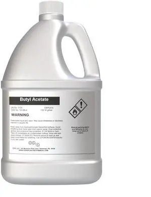 N-Butyl Acetate | Purity: 99%. New Tamper-Evident Sealed Bottles | Solvent for Paints, Lacquers, Varnishes, Resins, Gums, Vegetable Oils - 1 Gallon (128 Fl Oz) N-Butyl Acetate | Purity: 99%. New Tamper-Evident Sealed Bottles | Solvent for Paints, Lacquers, Varnishes, Resins, Gums, Vegetable Oils - 1 Gallon (128 Fl Oz)