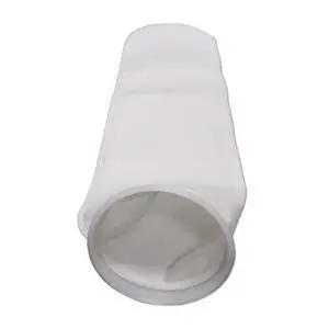 #2 Size 5 Micron Liquid Filter Bags, Polyester Felt, Polypropylene Ring, 7-1/16" Diameter x 32" Length, Max Temperature 300°F, 4.4 Sq. Ft. Surface Area, Welded Seam #2 Size 5 Micron Liquid Filter Bags, Polyester Felt, Polypropylene Ring, 7-1/16" Diameter x 32" Length, Max Temperature 300°F, 4.4 Sq. Ft. Surface Area, Welded Seam