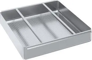 Pre-Rinse Basket with Stainless Steel Slides | Premium Quality Stainless Steel Scrap Basket for Commercial Sinks (23-1/2 x 23-1/2 x 4) Pre-Rinse Basket with Stainless Steel Slides | Premium Quality Stainless Steel Scrap Basket for Commercial Sinks (23-1/2 x 23-1/2 x 4)